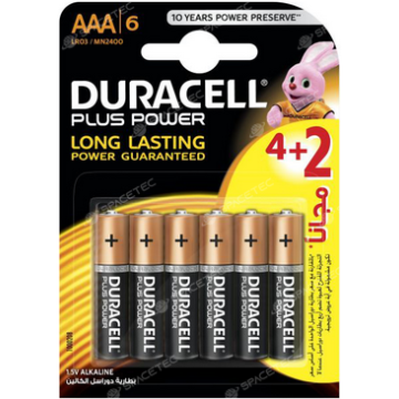 4x Piles Duracell AAA Plus...