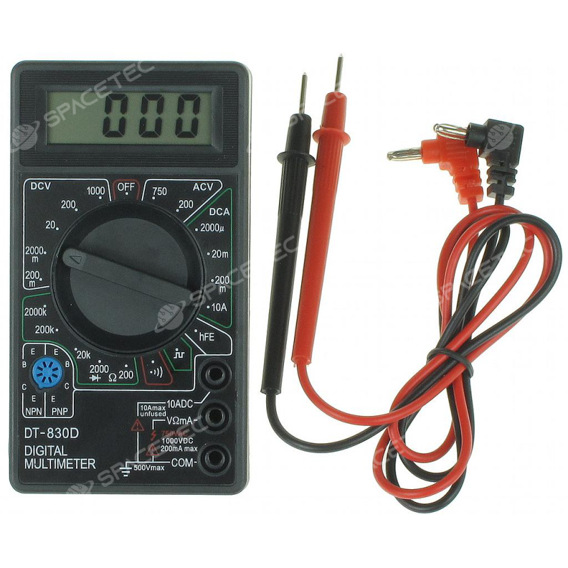 Multimètre digital AC/DC 0-500V affichage LCD